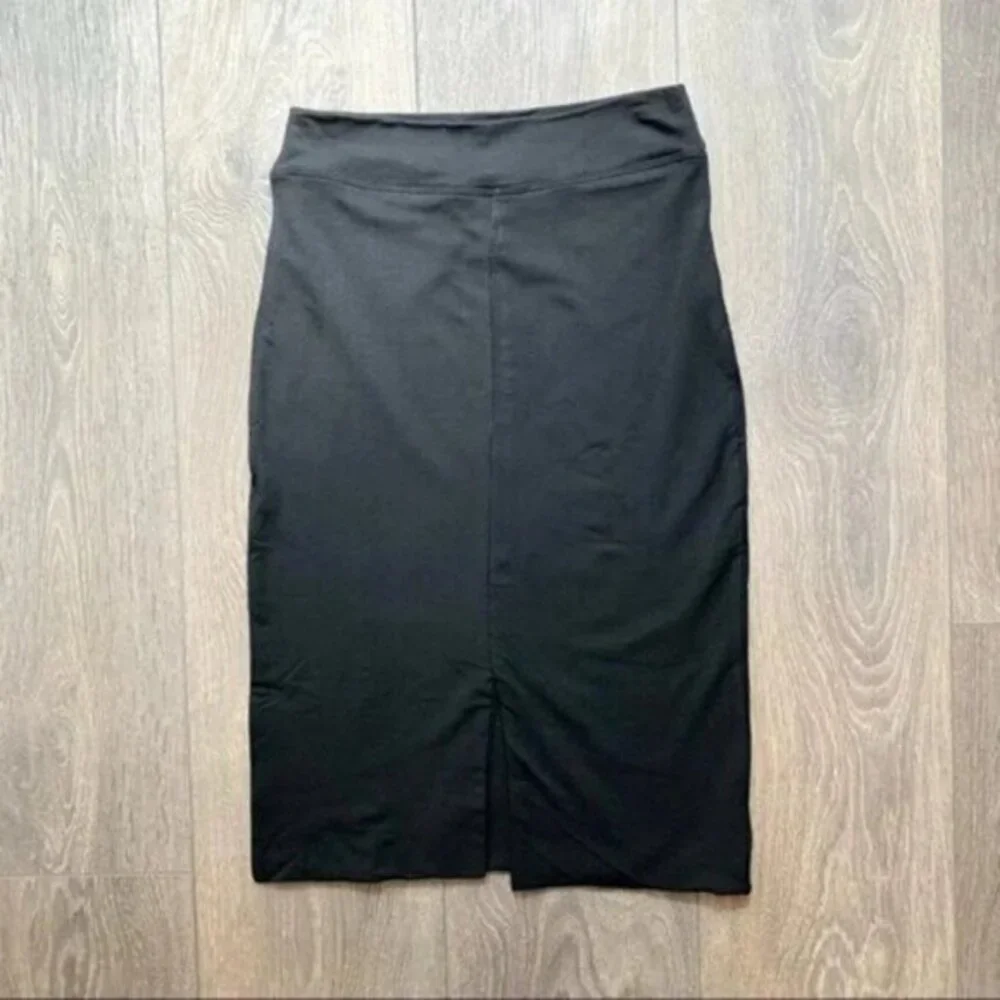 LNA Skirt Slit Mini High Rise Waist Black Small Whimsigoth Business casual - Picture 5 of 16